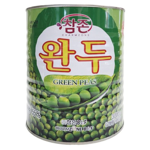 참존 완두콩캔 3kg 6개 업소용