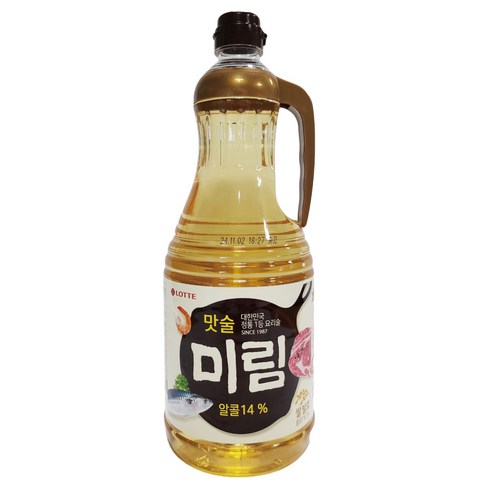 롯데 미림 (1.8L 1통) 요리주 맛술 대량 업소용 페트, 1개, 1.8L