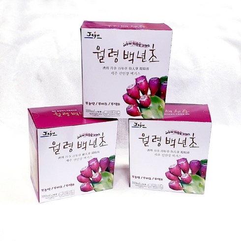 제주 백년초 열매 엑기스 (열매즙) 100ml * 30포, 1개, 3000ml