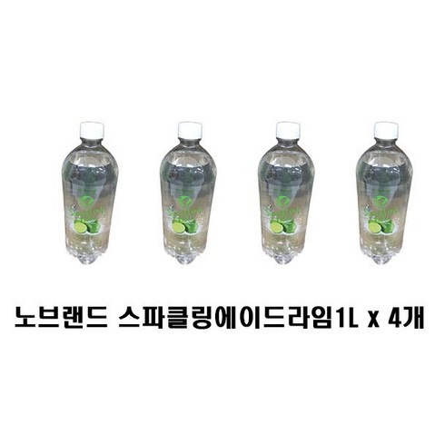 노브랜드 스파클링 라임 - [노브랜드] 스파클링 라임 1L 상큼한 0 kcal, 4개