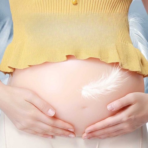 임산부체험 가짜 실리콘 임산부 배 모형 의상 소품