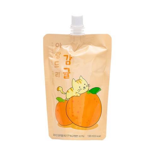 아람농장 아람드리 쥬스 아기 어린이 주스 음료 저온효소 발효추출, 10개, 138ml, 감귤