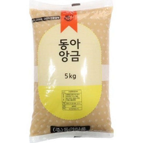 동아 고운콩앙금 5kg / 백앙금, 2개