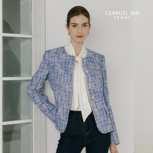 세루티 23FW 자카드 자켓 1종 - [CERRUTI1881]세루티 24SS 샤르망 트위드 자켓 1종