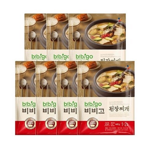 비비고 된장찌개, 460g, 7개