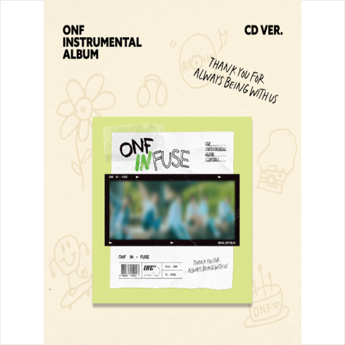 온앤오프앨범 - 온앤오프 (ONF) - ONF INSTRUMENTAL ALBUM [INFUSE][CD ver.]