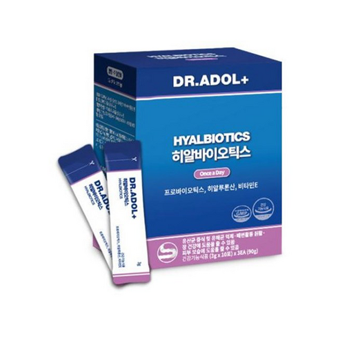 닥터아돌 여성질 유산균 유래 히알바이오틱스 피부건강 1박스 90g, 1개