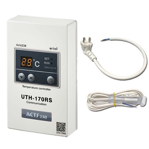 2023년 가성비 최고 uth-170rs - 우리엘전자 UTH-170RS 통신용조절기 국산센서 난방필름 온도조절기 타업체 AS가능, UTH-170RS+습식센서+파워코드선