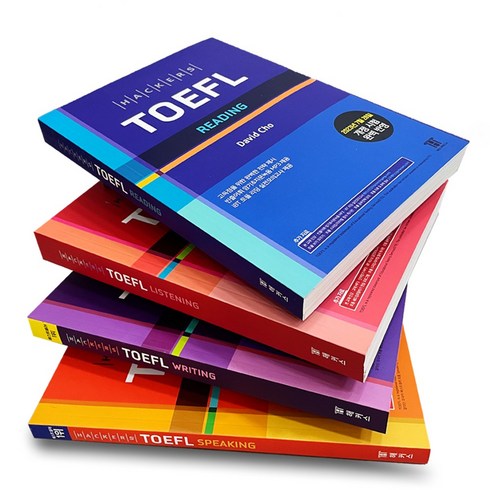 토플책 - HACKERS TOEFL 해커스 토플 리딩+리스닝+스피킹+라이팅 SET / 스프링분철 가능, 스프링분철 안함