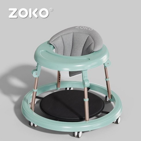 zoko보행기 - ZOKO 베이비워커 아기보행기 다기능 오다리방지 높이조절 보행기 걸음마, 7. 민트  업그레이드