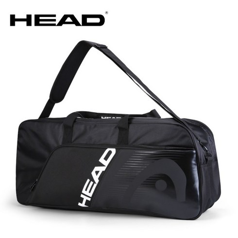 헤드테니스가방 - HEAD 헤드 테니스 배드민터 라켓 가방 싱글 숄더 스퀘어 백, 블랙