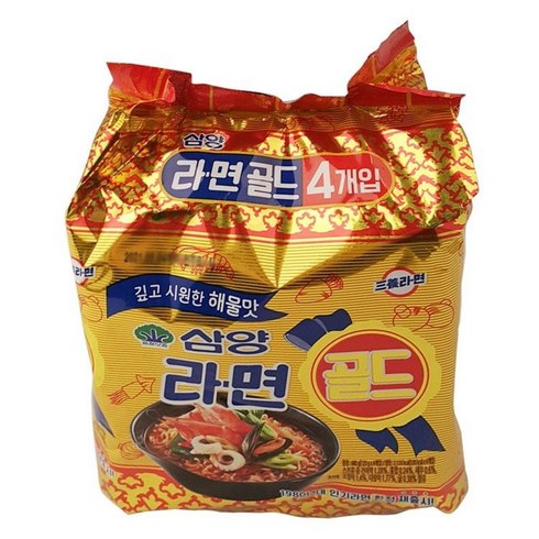 (맛나)삼양라면골드 120Gx4입 480g 삼양, 1개