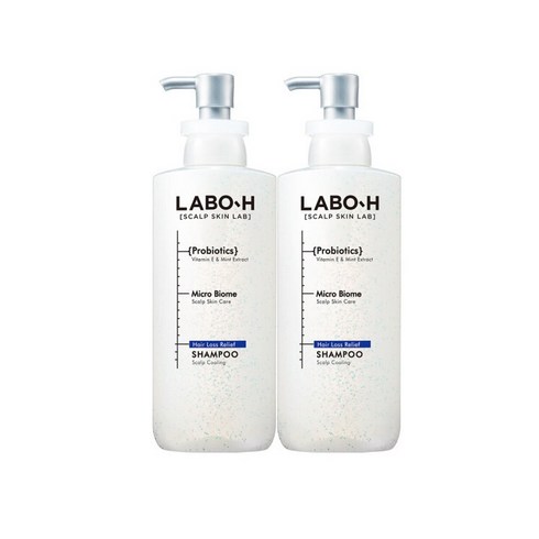 라보에이치 라보에이치 샴푸 두피쿨링 400ml x2, 2개