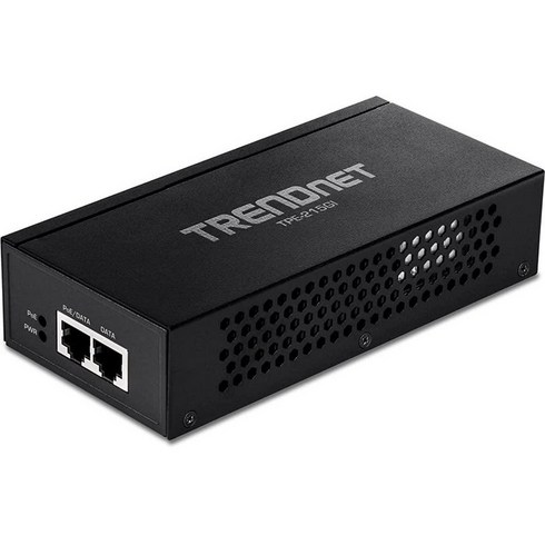 TRENDnet 2.5G PoE+ 인젝터 TPE215GI PoE 15.4W or 30W Converts a nonPoE Port to Port 2.5GBASET 호환 통합, 2.5G_Injector