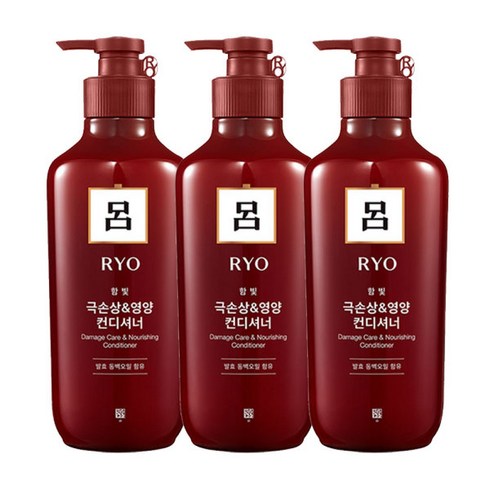 려 함빛 극손상케어 린스, 550ml, 3개