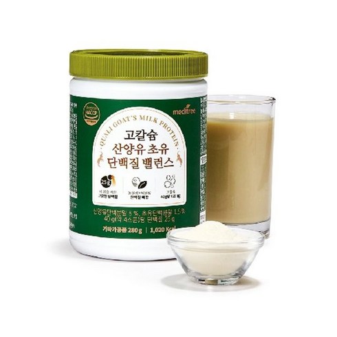 산양유단백질 - 메디트리 고칼슘 산양유 단백질 밸런스 280g*6통, 6개, 280g