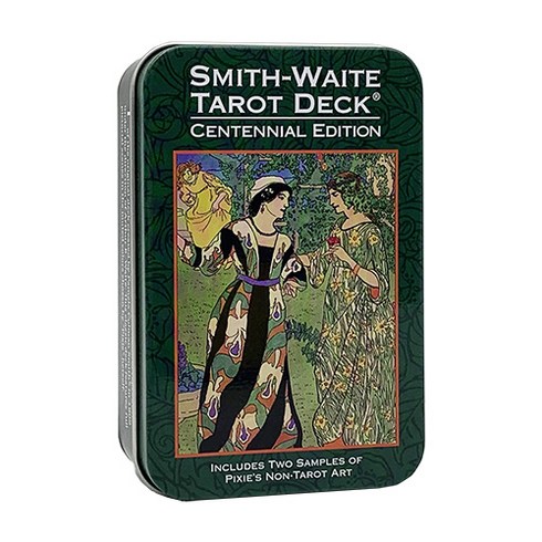 2023년 가성비 최고 인터타로 - [인터타로] 틴케이스 스미스웨이트 100주년 타로카드 Smith-Waite Centennial Tarot Tin [한글해설서+주머니증정] 직수입 정품