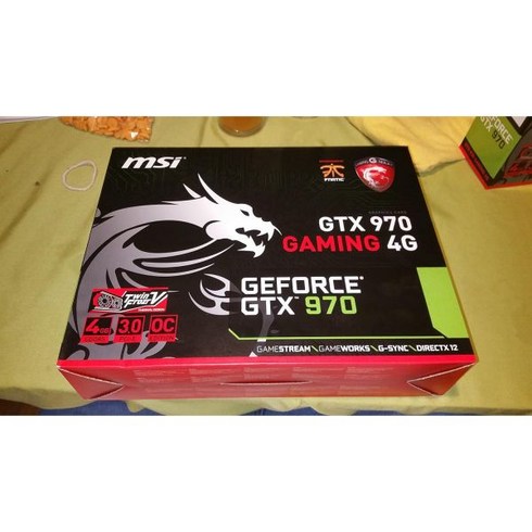 MSI 게이밍 지포스 GTX 970 4GB OC DirectX 12 VR READY 4G