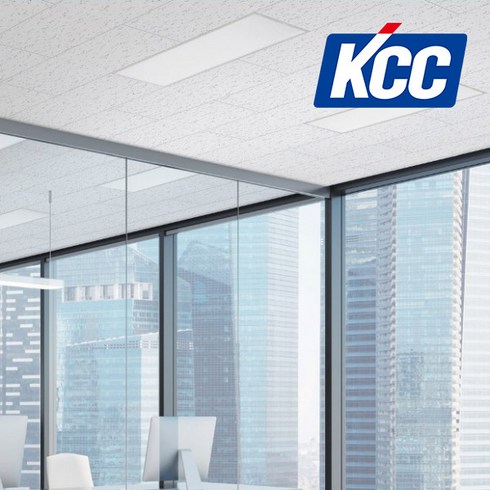 KCC 석고텍스 천정재 마감재 300x600x9.5T 1box 18장, 18개