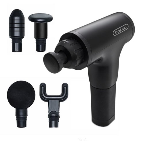 호브로M1 전동파워 마사지건 4헤드 전동안마기, 1, 본상품선택