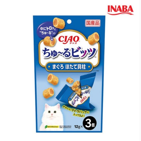 이나바 고양이 챠오 츄르 비츠 CS-172 3p, 36g, 3개