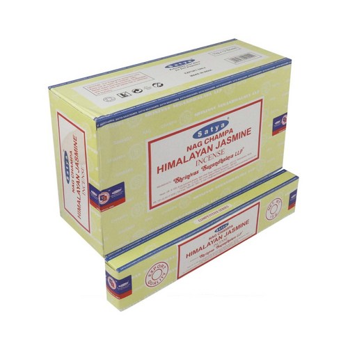 사티아 나그참파 인센스 스틱 15g x 12팩 180g, 레몬그라스