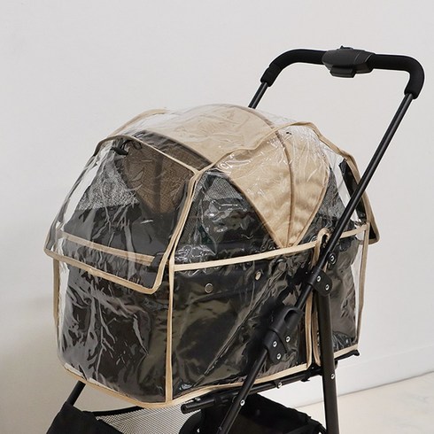 펫초이스 클래식 강아지 유모차, 클래식 (방풍커버)