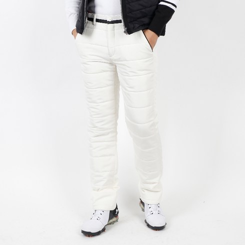 콘피아르 허리띠 포인트 패딩 팬츠 TC2022N