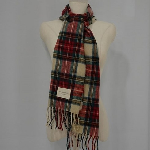 애슬릿 애슬릿 국내 생산 클래식 체크 롱 머플러 목도리