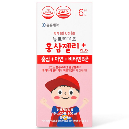 유유제약 뉴트리키즈 홍삼젤리 플러스, 300g, 1개
