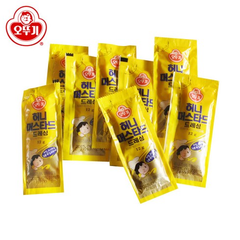 오뚜기 일회용 허니머스타드 머스타드, 12g, 20개