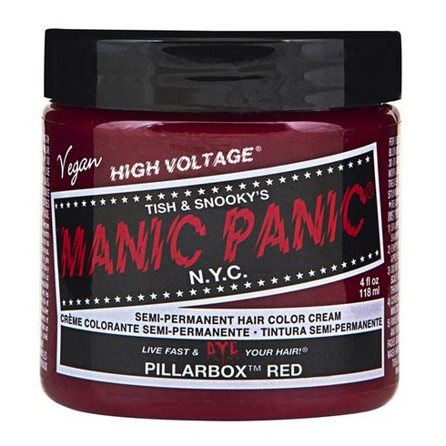 MANIC PANIC 매닉패닉헤어컬러 염색약 헤어매니큐어, PILLARBOX RED, 1개, 1개