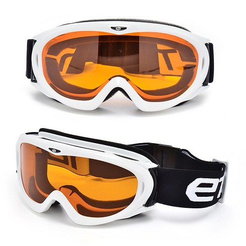 2023년 가성비 최고 poc보드고글 - ETNA 스키 보드 고글 안경착용가능 ETNA-605 / MADE IN KOREA, 화이트