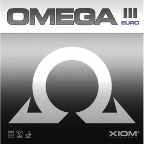 엑시옴 오메가 3 유럽 /탁구러버 탁구용품, 블랙