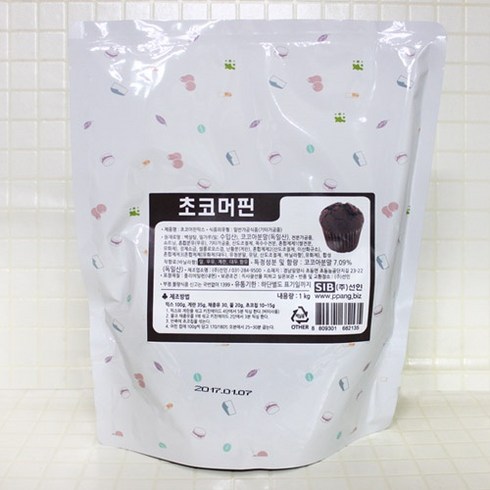 이홈베이킹 초코머핀믹스 1kg, 1개