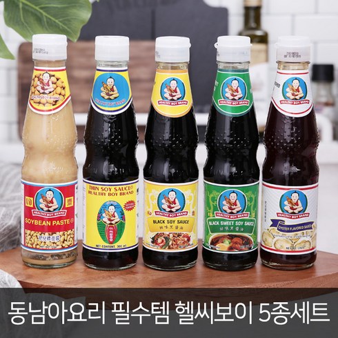 본타몰 헬씨보이 태국소스 5종세트 단품, 1세트