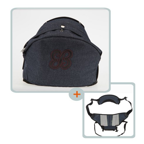 신비아이 오리궁뎅이 힙시트[2.5디럭스포켓+싱글허그띠 셋트] 힙시트, 블루진