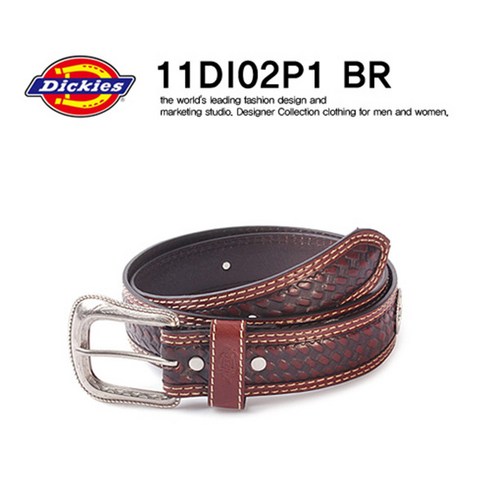 Dickies 디키즈 벨트 02P1 브라운 남성벨트
