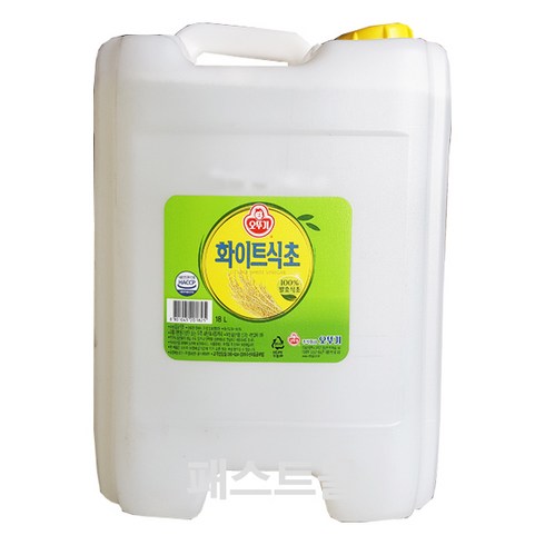 오뚜기 화이트식초 18L 식품 > 장/소스 소스/드레싱/식초 식초/음용식초/미림 기타식초, 1개’/></a></p>
<p class=