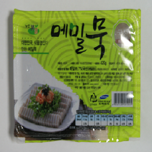 국산 메밀묵 420g 1팩, 1개