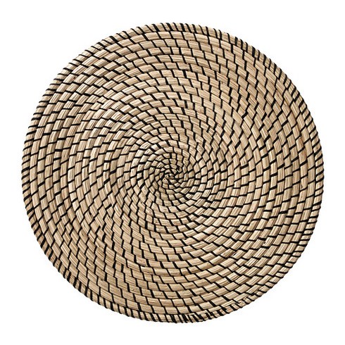 이케아 LATTAD 식탁매트 802.704.65 2p, 혼합 색상, 지름 37cm