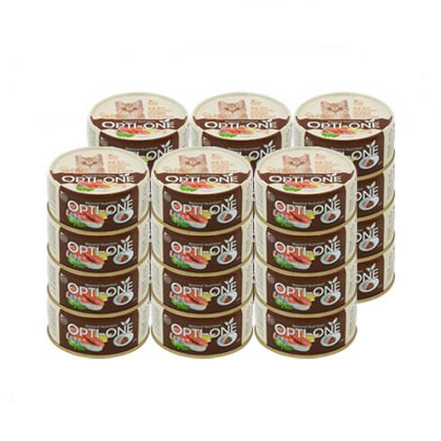 사조 옵티원 흰살참치 연어&아마씨 캔 90g x24개세트(1box), 24개
