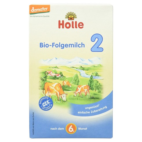 Holle Bio-Folgemilch 홀레분유 2단계 내수용600g 6개 분유