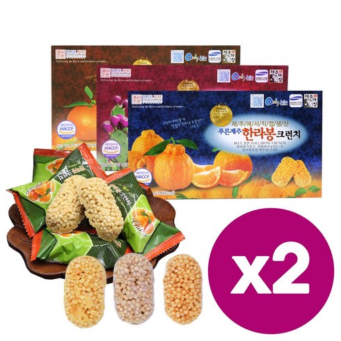 제주커머스 [제주직송]푸른제주 크런치 3종세트, 2개