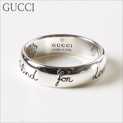 2023년 가성비 최고 구찌반지 - [GUCCI] 구찌반지 BLIND FOR LOVE 실버 5MM YBC455247001