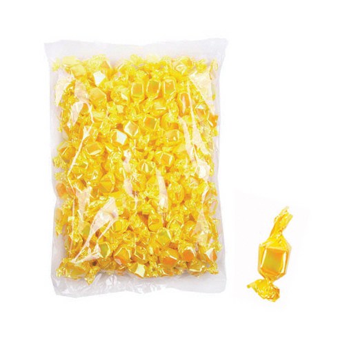 다산 사각칼라사탕 노랑(레몬맛) 800g, 1봉