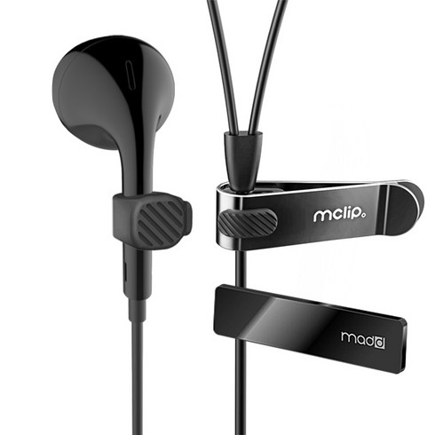 2024년 가성비 최고 이어폰 고정클립 - MADD 엠밴드2 올인원 - 마그네틱 자석 이어폰홀더 선정리 줄정리 정리개 클립 넥밴드, 올인원 - 블랙