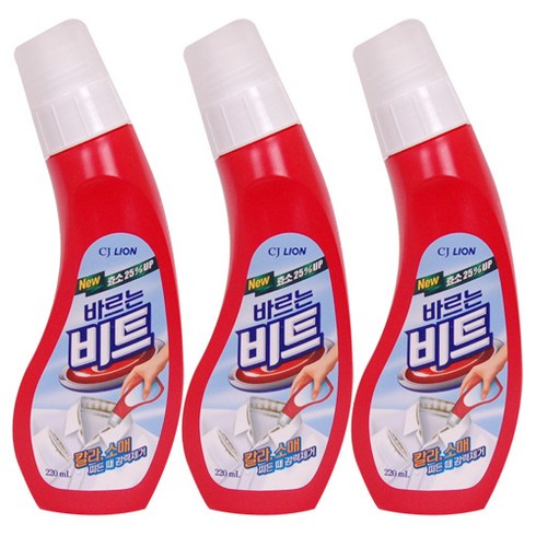 바르는 비트 찌든 때 전용 부분세척제, 220ml, 3개
