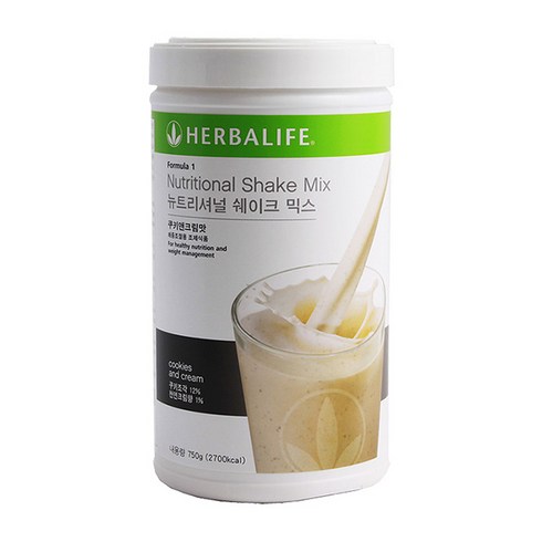 허벌라이프단백질쉐이크 - 허벌라이프 뉴트리셔널 다이어트쉐이크, 750g, 1개