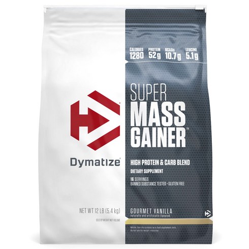 Dymatize 슈퍼 매스 게이너, 1개, 5.4kg